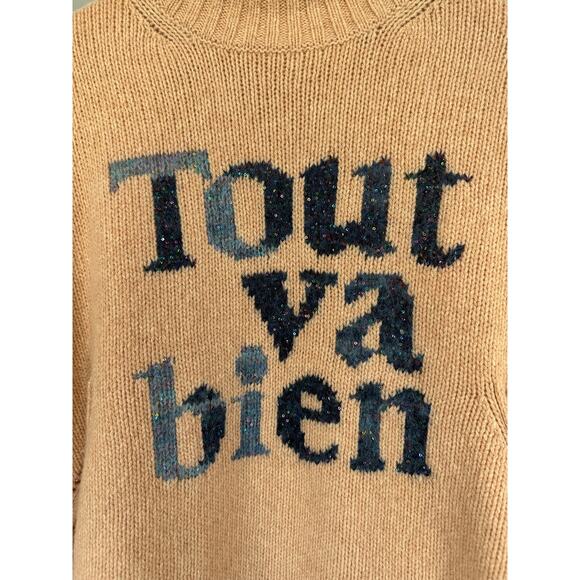 Zadig & Voltaire Alma Tout Va Bien Wool Alpaca Blend Sweater Size XS - Picture 3 of 6